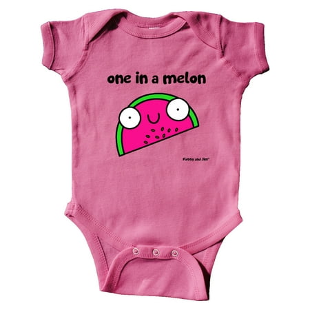 

Inktastic One in a melon Gift Baby Boy or Baby Girl Bodysuit
