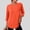 Orange, variant on Sentmoon Hiking Clothes for Women Quick Dry Athletic Tops for Women 3/4 Sleeve Crew Neck Breathable Regular Fit Tennis Shirts for Women for Beach and Water Sports Watermelon Red XXL