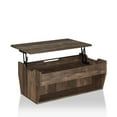 thumbnail image 3 of Furniture of America Edwards Wood Lift-Top Coffee Table in Reclaimed Oak, 3 of 16