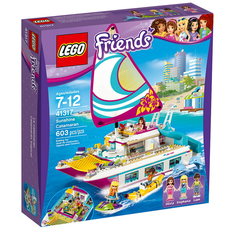 inkompetence nederdel alkove LEGO Friends Sunshine Catamaran 41317 (603 Pieces) - Walmart.com
