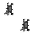thumbnail image 4 of sweethay Soporte de teléfono para bicicleta antideslizante retráctil ajustable a prueba de golpes soporte de navegación para bicicleta negro para Negro para espejo 2piezas, 4 of 6