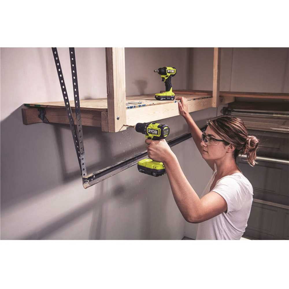 Ryobi ONE+ HP 18V Brushless Cordless Compact 1/2 in. Drill and Impact Driver Kit with (2) 1.5 Ah Batteries, Charger and Bag