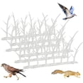 thumbnail image 3 of 6 uds. De picos para pájaros, picos antipájaros, picos de plástico reutilizables para disuadir pájaros, dispositivos de tiras disuasorias de pájaros resistentes y duraderos, picos para palomas para pá, 3 of 10