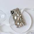 thumbnail image 4 of Compatible with iPhone 14 Pro Case, Cute 3D Wave Bubble Pattern and Stylish Wavy Border, Soft TPU, All-Inclusive Camera Protection Shockproof Phone Case for Women Girls (Silver), 4 of 6