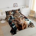 thumbnail image 3 of Erosebridal Highland Bull Comforter Sets Full Size, Cheetah Print Comforters & Duvets, Rustic Farmhouse Decor, Breathable, 3 of 8