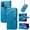 Blue, variant on For Moto G Stylus 5G 2024 /G Stylus 5G 2023 Case, Embossed Wallet Case For Moto G Play G Power 5G Edge 50 Ultra with Card Slots Cash Holder Magnetic Clasp Shockproof Kickstand Cover with Hand Strap