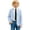 B-Sky Blue160, variant on JAJAHO Boys Blazer Kids Suit Jacket Striped Formal Dress Slim Fit Coat Sizes 5-14Y