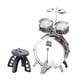 thumbnail image 2 of Batería de jazz para niños, juguete de desarrollo que incluye baquetas, platillos, palos, 3 en 1, 2 of 9