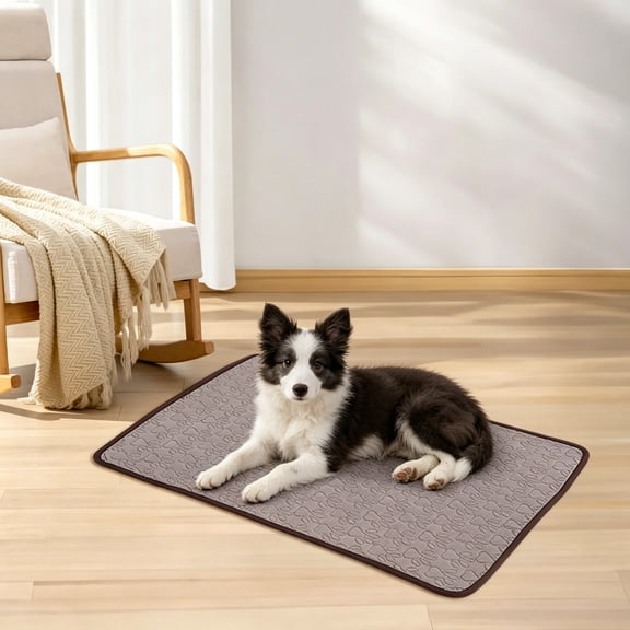 Breathable Ice Silk Pet Cooling Mat, Washable Summer Cooling Mat For Dogs Cats, Self Cool Sleeping Pad for Crate, Bed, Indoor & Outdoor Floor, Car Seats