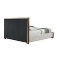 thumbnail image 4 of Acme Kaleea Ek Bed, Light Gray Chenille & Walnut, 4 of 5
