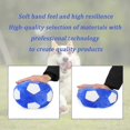 thumbnail image 5 of Interactive Dog Toys Soccer BallPlush Squeaky Dog Toys BallDog Puzzle Toys Football Indoor Outdoor Jolly Ball for Dogs, Dog Balls 7.1in/18cm, 5 of 5