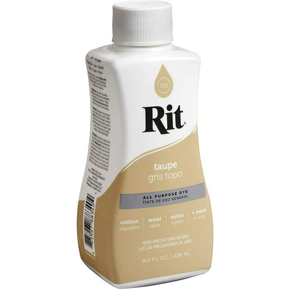 Rit All-Purpose Liquid Dye, Taupe (Pack of 2)