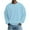 Light Blue, variant on Mens Long Sleeve Waffle Knit Shirts Drop Shoulder Fall Casual Loose Fit Crewneck Sweater Knitted Pullovers (XL, Navy)