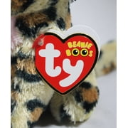 Ty Beanie Boos- Livvie the Leopard – Glitter Eyes - Stuffed Animal