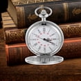 thumbnail image 3 of Analog Pocket Watch Battery Powdered Watch Retro Hanging Watch with Chain, 3 of 8
