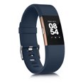 thumbnail image 1 of Soft TPU Strap For Fitbit Charge 2 Band Smart Watch Strap Bracelet For Fitbit Charge 2 Watchband Wristband Replacement Dark Blue Size L, 1 of 6