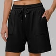 thumbnail image 5 of Womens Shorts Clearance Stretchy Soft Women's Shorts 7 Inch Inseam Great Fit Baggy Lightweight High Waisted Shorts for Women My Recent Orders, 5 of 7