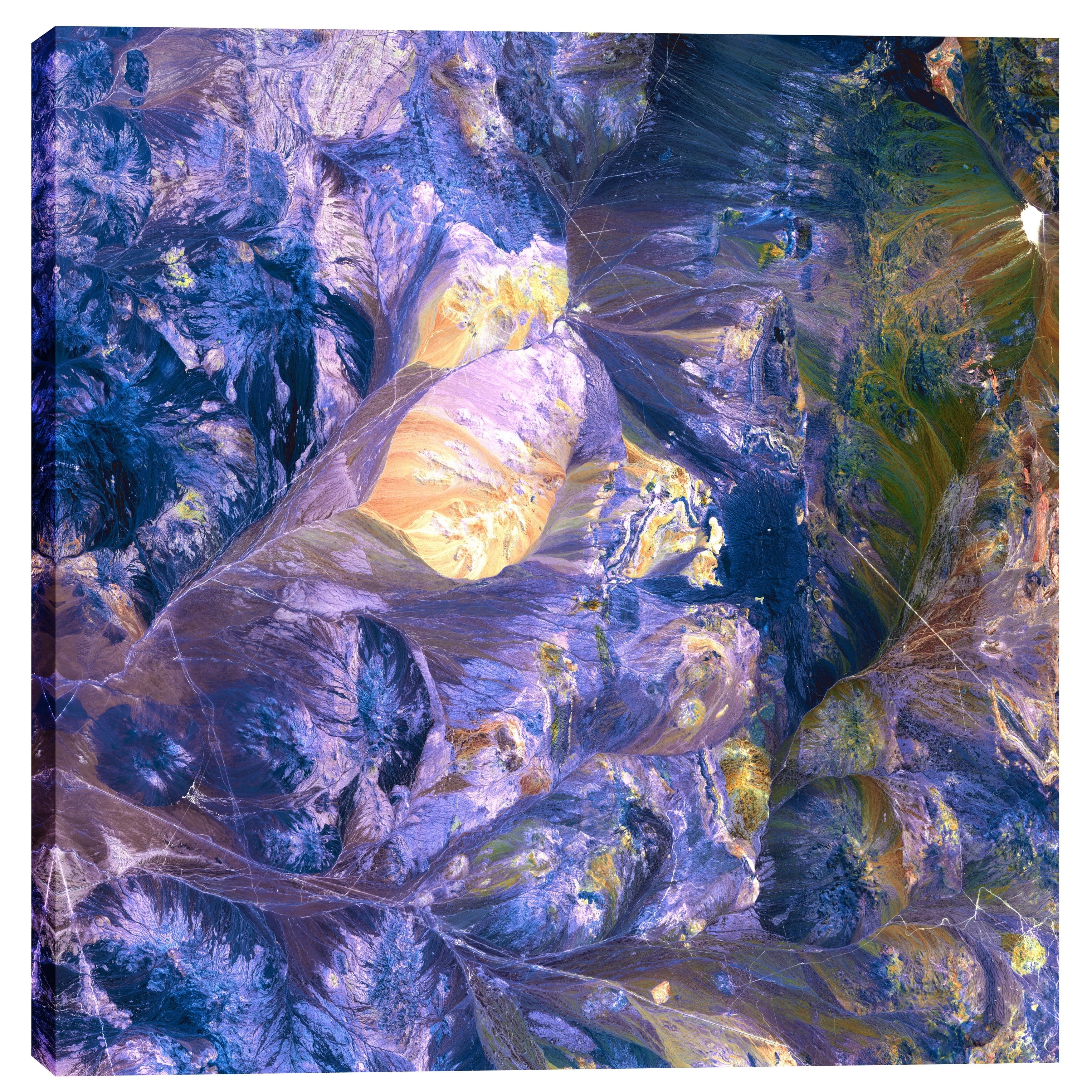 Epic Graffiti Earth As Art Andes Graphic Art On Wrapped Canvas Walmart Com Walmart Com