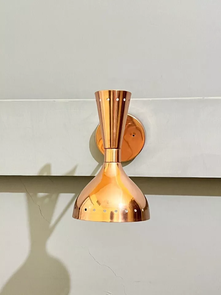 Aesthetic Vintage Collection 1950s Italian Diablo, Stilnovo Style New Wall Sconce For Home Decor