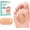 Skin Color1, variant on Welnove 42pcs Felt Callus Cushion Pads , Protects from Rubbing on Shoes, Helps Reduce and Heel Pain,Oval Shape
