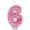 F, variant on Decorative Number Candles, Creative Cartoon Character Birthday Cake Topper Smokeless Wax for Kids Party Decorations and Special Occasions, F