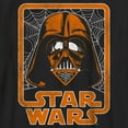 thumbnail image 2 of Boy's Star Wars Halloween Darth Vader Spider Webs Logo Graphic Tee, 2 of 5