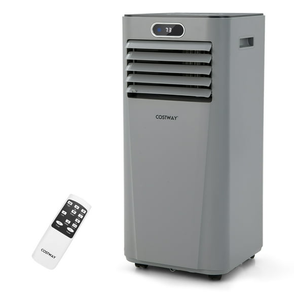 Costway Climatiseur Portable 10000 BTU avec Télécommande 3-en-1 Refroidisseur d'Air avec Séchage