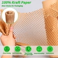thumbnail image 3 of Papel de embalaje Honeycomb Bubble Wrap 16x400 pies Oleitodh, 3 of 8