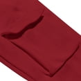 thumbnail image 5 of WTOBBY Men's Multi-Pocket Fleece-Lined Cargo Pants Relaxed Fit for Casual Outdoor Activities Warm Comfortable Workout Joggers Men's Trousers,Red M, 5 of 7