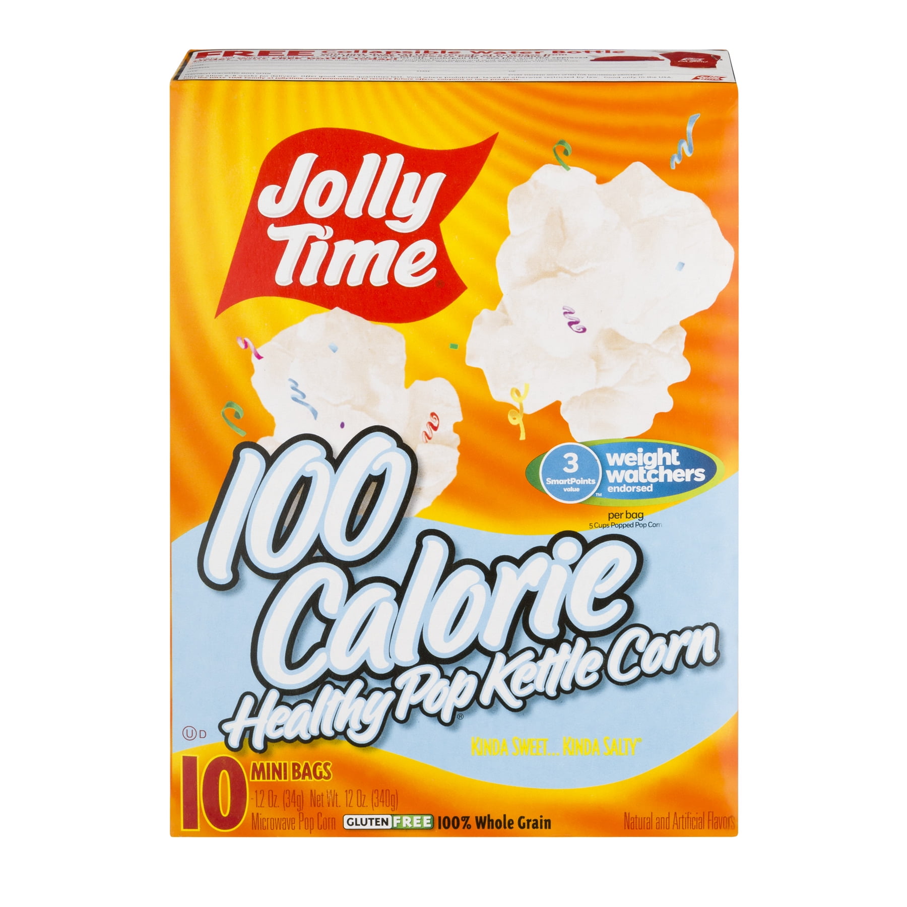 Jolly Time 100 Calorie Healthy Pop Kettle Corn, 1.2 Oz., 10 Count