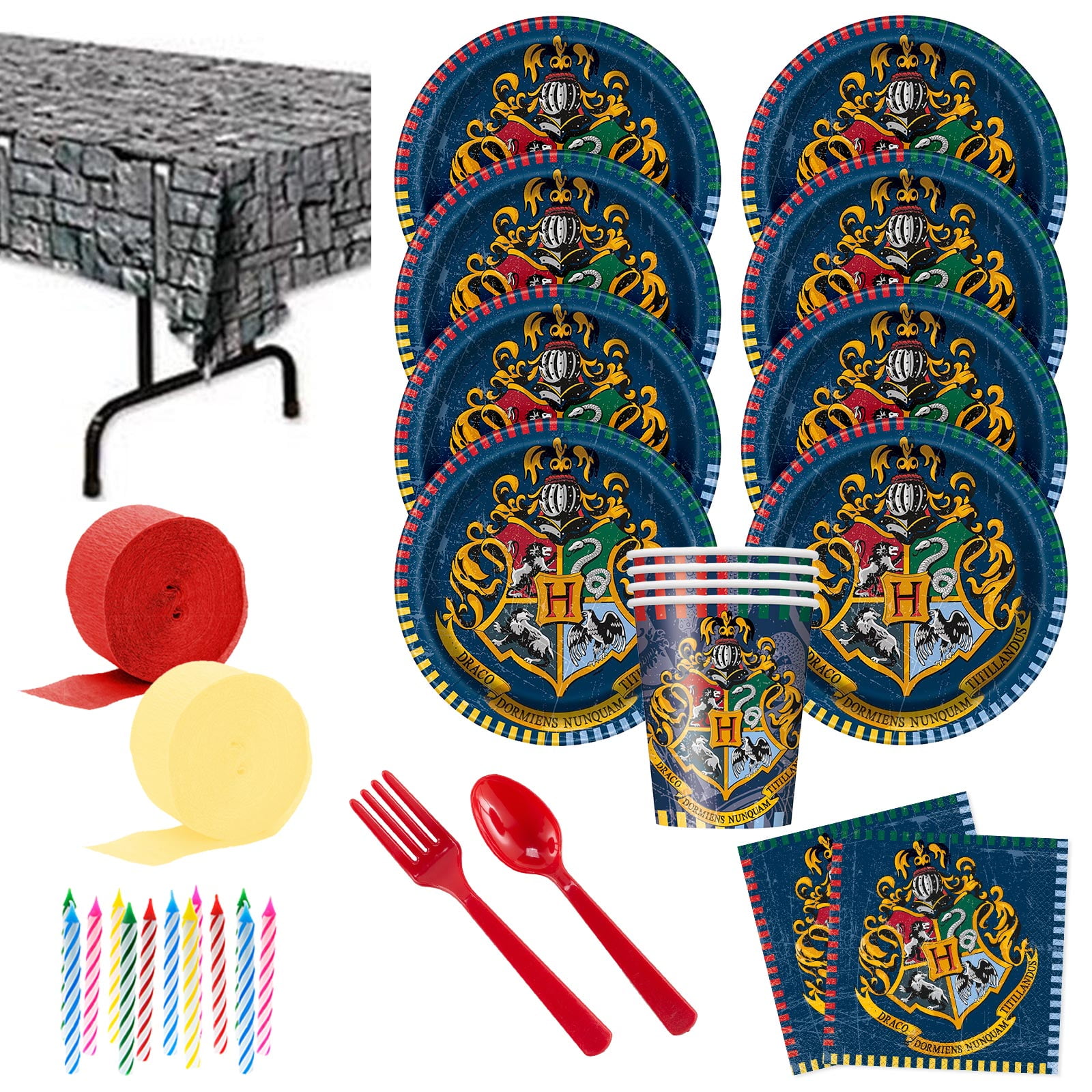 Harry Potter Party Deluxe Tableware Kit (Serves 8