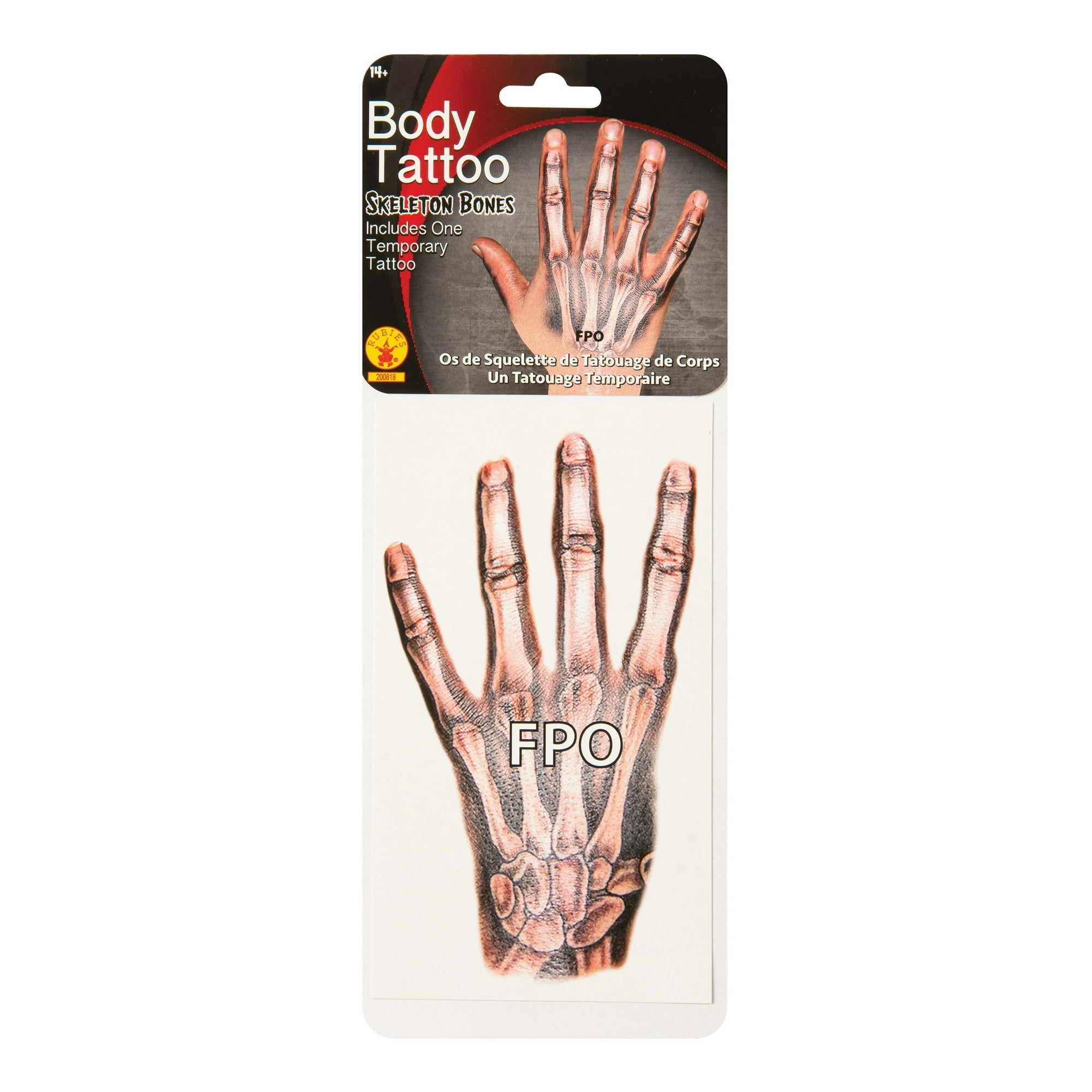 Skeleton Bones Hand Tattoo | Walmart Canada Skeleton Bones Hand Tattoo | Walmart Canada