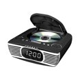 thumbnail image 1 of Victrola Bedside Digital LED Alarm Clock Stereo with CD Player and FM Radio, Black, 1 of 2