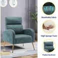 Andeworld Modern Accent Chair with Arm, Single Living Room Chairs ...