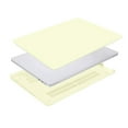 thumbnail image 5 of Mosiso MacBook Pro 13 inch Case 2020 2019 2018 2017 2016 Release A2251 A2289 A2159 A1989 A1706 A1708, Plastic Hard Shell Case for MacBook Pro 13" with/without Touch Bar, Cream Yellow, 5 of 6