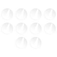 thumbnail image 1 of 10Pcs Christmas Pendants Transparent Burr Free Smooth Edge Hanging Hole Design Durable Acrylic Christmas Ornament Blanks DIY Pendants for Home, 1 of 8