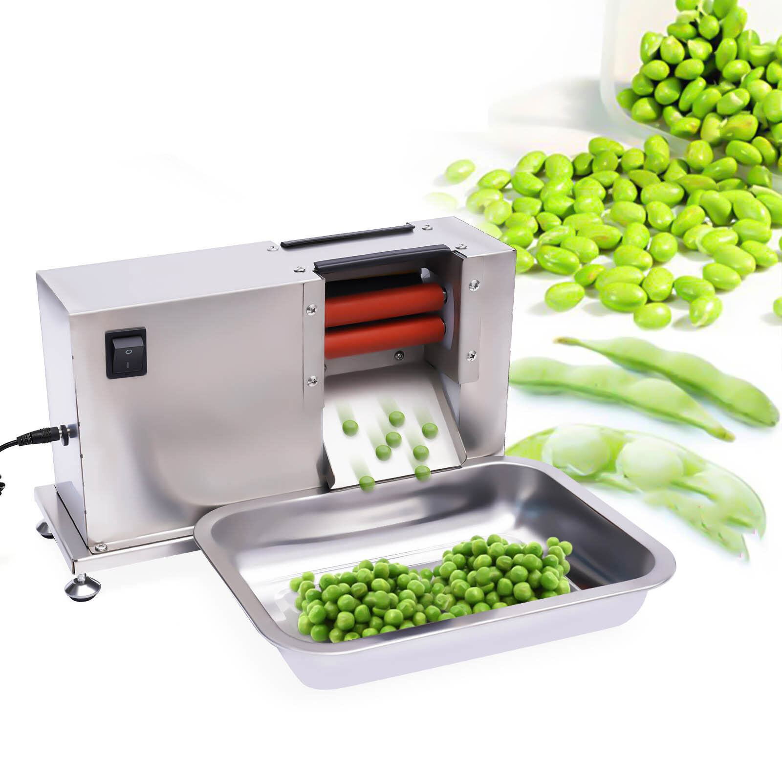 MIDUO Semiautomatic Electric Beans Sheller Peeler 110V Commercial Pea