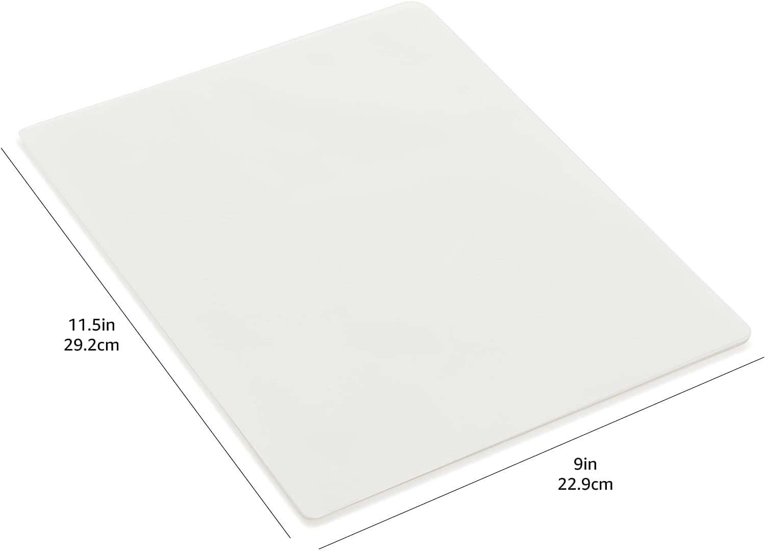 Basics Clear Thermal Laminating Plastic Paper Laminator Sheets, 9 x 11.5-Inch, 1200-Pack, 3mil