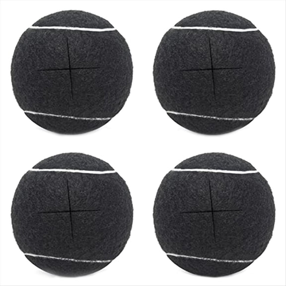 4PCS Tennis Balls for Furniture Legs and Floor Protection Universal Precut Glide Balls,Heavy Duty Long Lasting