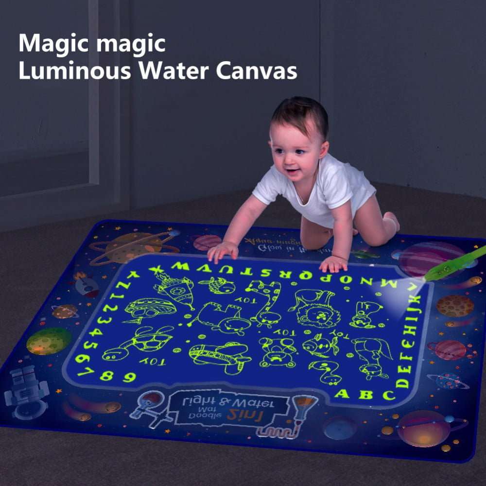 Kids Water Doodle Mat Pattern Painting Drawing Writing Pad Educational