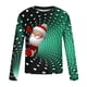 thumbnail image 5 of Blusas y camisas de manga larga con cuello redondo para hombre, estilo casual, cuello redondo, manga larga, camiseta estampada de Halloween, blusa de poliéster para hombre., 5 of 5