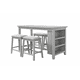 thumbnail image 2 of Comedor Alto Latour con 4 Bancos de Madera| Diseño Funcional, 2 of 4