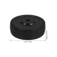 thumbnail image 2 of NIYANGLE 4 Pcs Roues en Caoutchouc Roues Pivotantes en Caoutchouc Pièces de Rechange Noires Chauffage de Patio, 2 of 7