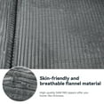 thumbnail image 2 of GVN Space-Saving Compressied Sofa with Pillow Back Support Armrest and Comfy Futon Couch, Convertible Couch with Corduroy fabric for Living Room, Bedroom, Dark Gray, 2 of 7