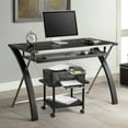 thumbnail image 4 of Gymax 2-Tier Storage Rack Rolling Under Desk Printer Cart Machine Stand Home Office, 4 of 10