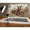 thumbnail image 2 of ABPHOTO 7x5ft Photography Backdrop Historic Steam Train Old Rusty Retro Style Steam Locomotive Nostalgia Backdrops for Photo Shoots Lovers Party Adult Kids Baby, 2 of 4