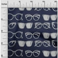 thumbnail image 1 of oneOone Cotton Cambric Indigo Blue Fabric Goggles Fashion Sewing Material Print Fabric By The Yard 42 Inch Wide, 1 of 4