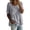 Gray, variant on Women's Summer Babydoll Peplum Tunic Tops Oversized Casual Loose Blouses Ruffle Pleated Flowy Swing Top Tunics