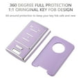 thumbnail image 3 of OFFCURVE Key Fob Cover for Cadillac SRX ATS ELR XTS 2010-2015 , Premium Soft TPU,Purple Sliver,1pc, 3 of 6