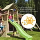 thumbnail image 5 of Bewildely Volante de juguete para niños, columpio de plástico para preescolar, juguetes de entretenimiento para interiores, actividades, Juegos de césped Amarillo, 5 of 6